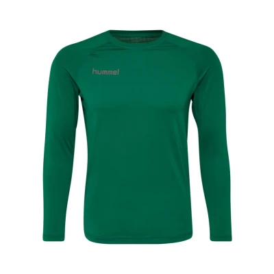 Abbildung von Hummel HML First Performance Langarmshirt, Herren, Größe: XL, Green