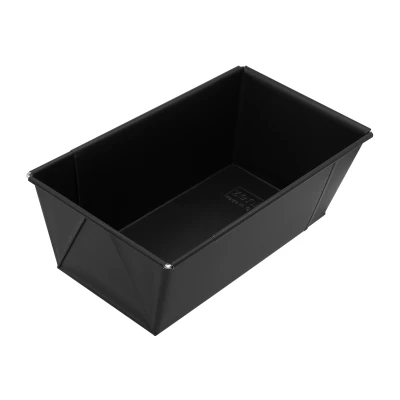 Abbildung von Zenker Brotbackform ausziehbar (28 40 cm x 16 cm), Kastenform, für saftige Brote und Kuchen, verstellbar &amp; beschichtet, eckige Königskuchenform, Schwarz