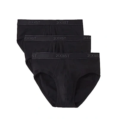 Abbildung von 2(x)ist)IST Herren Slip aus Baumwolle, 3er Pack, tiefschwarz, Small