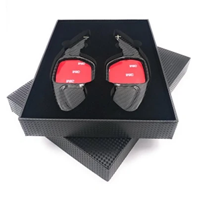 Abbildung von H Customs ECHT CARBON Schaltwippen Shift Paddle kompatibel mit Leon 5F, auch Cupra TYPE A REAL