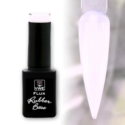 Abbildung von Flux Rubber Base Lichthärtende Gel Base, 12ml milky white