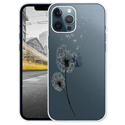Abbildung von KX Mobile Hülle für iPhone 12 Mini Handyhülle Motiv 2461 Pusteblume Premium Silikonhülle Softcase HandyCover SchutzHülle