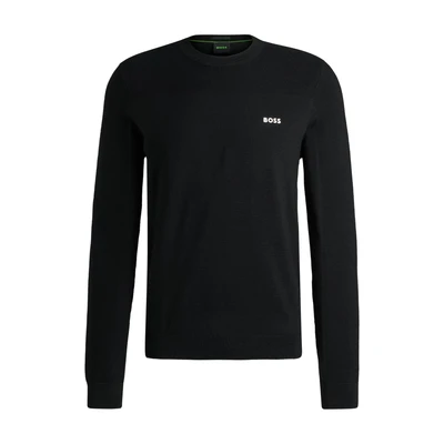 Abbildung von BOSS Momentum Strickpullover, Herren, Größe: XXL, Black