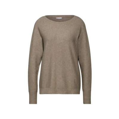 Abbildung von Street One Dolman Strickpullover, Damen, Größe: 34, Beige