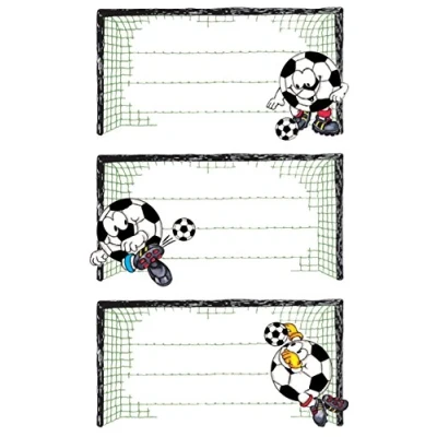Abbildung von AVERY Zweckform 59290 BuchEtiketten Fußball (starker Halt) 9 Aufkleber