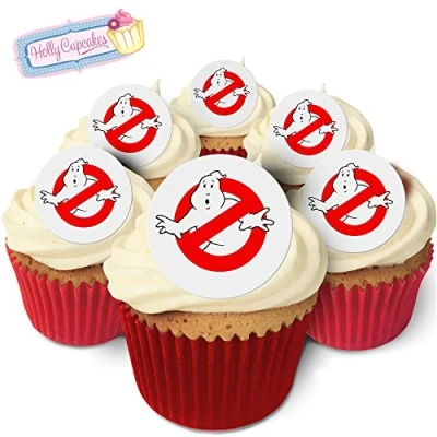 Abbildung von 24 Wunderschöne essbare Kuchendekorationen: Die Geisterjäger / Ghostbusters