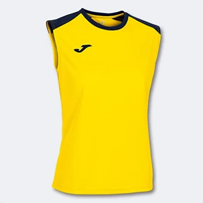 Abbildung von Joma Damen Tanktop Eco Championship T Shirt, gelb Marineblau, XL