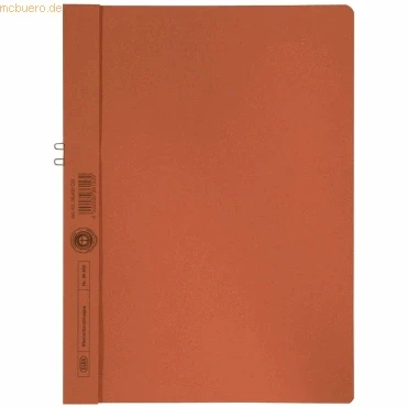 Abbildung von Elba Klemmmappe Manilakarton (RC) 250 g/qm für 10 Blatt A4 orange