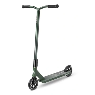 Abbildung von Chilli Pro Scooter Trooper High End Stunt Der für Grosse Fahrer Gesamthöhe vo 98 cm 145 mm PU Räder mit ABEC 9 Bearings matt Green/Black