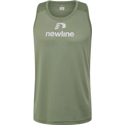 Abbildung von Newline BEAT Singlet Top, Herren, Größe: XL, Deep lichen green