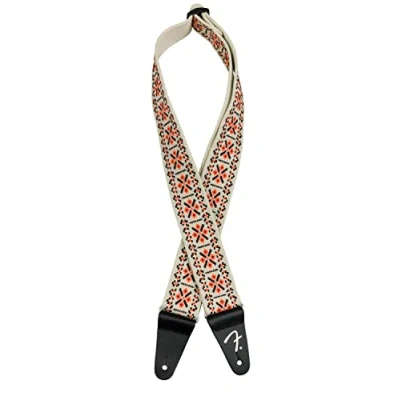 Abbildung von Fender Pasadena Woven Guitar Strap, Gitter Orange
