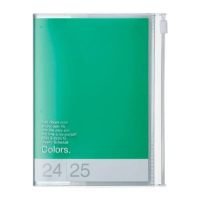 Abbildung von MARK&#039;S 2024/2025 Taschenkalender A6 vertikal, COLORS // Green: Von September 2024 bis Dezember 2025