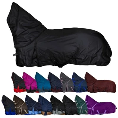 Abbildung von Weidedecke Full Neck Polarfleece 600D BASICLINE schwarz