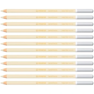 Abbildung von Pastellkreidestift STABILO CarbOthello 12er Pack grau 1w