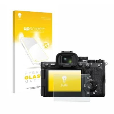 Abbildung von upscreen Entspiegelungs Schutzglas für Sony Alpha 7R V / a7R Schutzfolie Matt, Glas Folie [mattierend, 9H Panzerschutz, Anti Fingerprint]