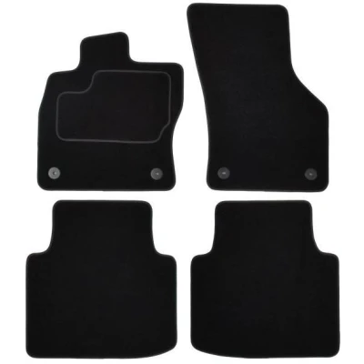 Abbildung von MAMMOOTH A041 SKO114 PRM 01 Fußmattensatz Textil vorne und hinten 4 schwarz SKODA: Superb III Kombi, Schrägheck