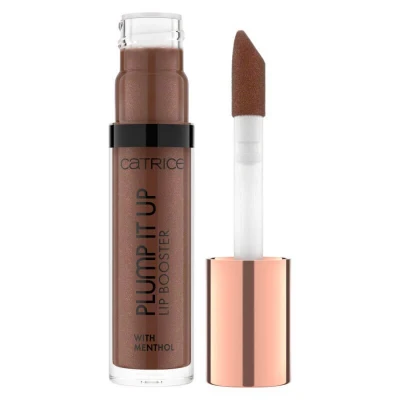 Abbildung von Catrice Plump It Up Lip Booster, Nr. 100, Braun, kühlend, vergrößernd, glänzend, vegan, ohne Konservierungsstoffe, Parabene, Mikroplastikpartikel, 1er Pack (3.5ml)