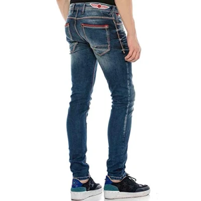 Abbildung von Cipo &amp; Baxx Straight Jeans, in geradem Schnitt