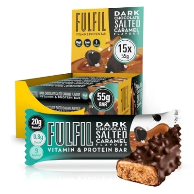 Abbildung von Vitamin und Proteinriegel Dark Chocolate &amp; Salted Caramel 15 Stück