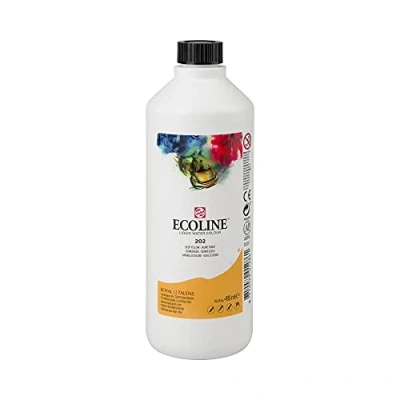 Abbildung von Ecoline Liquid Watercolour Bottle Deep Yellow 202
