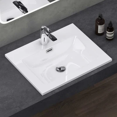 Abbildung von doporro Einbauwaschbecken Design aus Gussmarmor Handwaschbecken