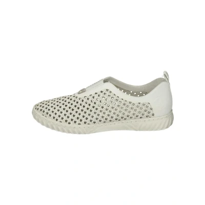Abbildung von Rieker Slipper, Damen, Größe: 42, Weiss cement Leder