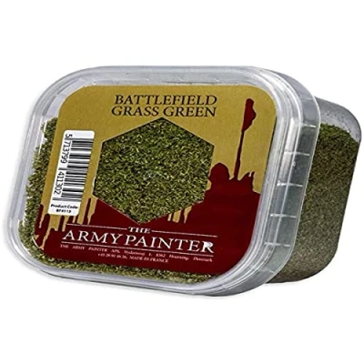 Abbildung von The Army Painter BF4113 Basing: Grass Green ähnelt grünem Gras oder Moos Grundierung für einen realistischen Look