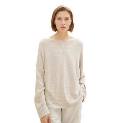 Abbildung von TOM Tailor Strickpullover, Damen, Größe: 36, Clouds grey melange