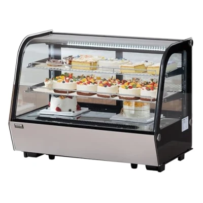 Abbildung von VEVOR Kühlvitrine Bäckereivitrine Kühlschrankvitrine 146L 2 lagig Bäckereien