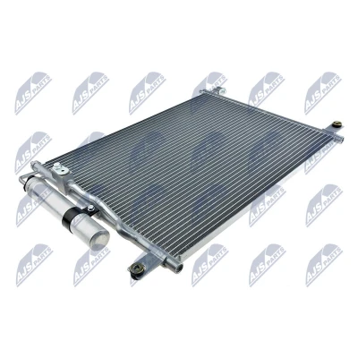 Abbildung von NTY CCS DW 010 Klimakondensator mit Trockner Aluminium 582 CHEVROLET: Aveo / Kalos Schrägheck, DAEWOO: Schrägheck