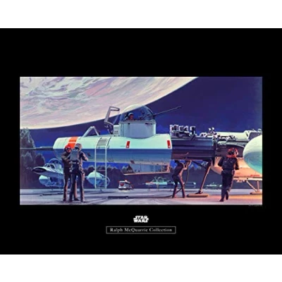 Abbildung von Komar Poster &quot;Star Wars Classic RMQ Yavin Hangar&quot;, Star Wars, (1 St.), Kinderzimmer, Schlafzimmer, Wohnzimmer