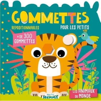 Abbildung von Mon P&#039;tit Hemma gommettes pour Les petits animaux du monde + de 300 repositionnables