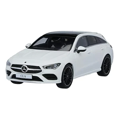 Abbildung von Mercedes Benz Collection CLA Shooting Brake AMG Line X118 Modellauto Maßstab 1:43, polarweiß