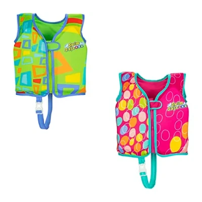 Abbildung von Bestway Swim Safe ABC Schwimmweste mit Textilbezug Stufe B Aqua Star 3 6 Jahre, sortiert