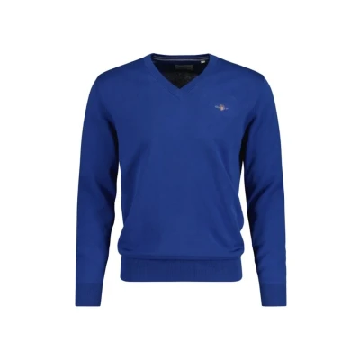 Abbildung von GANT Classic OHNE Kapuze Strickpullover, Herren, Größe: Small, Blau