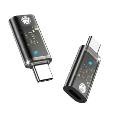 Abbildung von MoKo Lightning auf USB C Adapter, Adapter mit PD 35W Schnellladung, iPhone für 16/15 Pro/Max, Galaxy S24/S23, iPad Pro/Air, Nicht Kopfhörer/OTG