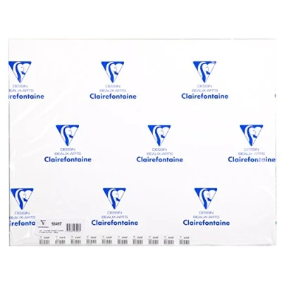 Abbildung von Clairefontaine 93497C Packung 10 Bögen Acrylpapier, 75x110cm, 360g, ideal für Bastelaktivitäten, farbig sortiert, 1 Pack