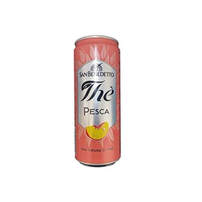 Abbildung von 24x San benedetto Eistee Pfirsch The&#039; Pesca Dose 330 ml tea the erfrischend