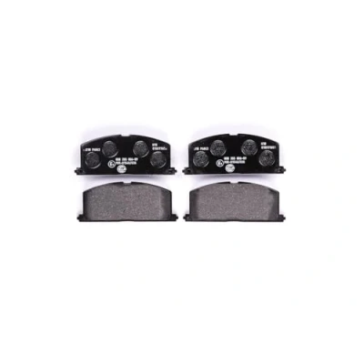 Abbildung von HELLA 8DB 355 006 091 Bremsbelagsatz für Verschleißwarnanzeiger vorbereitet TOYOTA: Corolla VIII Liftback, Starlet V Schrägheck, MR2 II Coupe