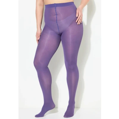 Abbildung von Ulla Popken Essential 60 DEN Strumpfhose, Damen, Größe: 52/54, Violet