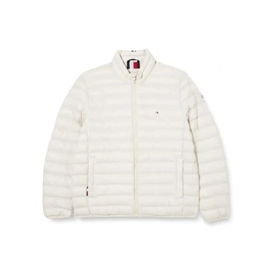 Abbildung von Tommy Hilfiger Herren Steppjacke Cl Stand Collar Jacket Übergangsjacke, Beige (Misty Coast), L