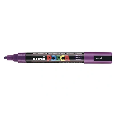 Abbildung von Uni Ball Fasermaler Posca PC 5M 1,8 2,5mm violett