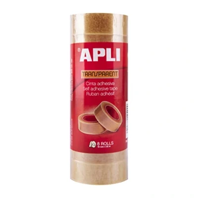 Abbildung von APLI Self adhesive Tape, 19mm, 33m, 8pcs