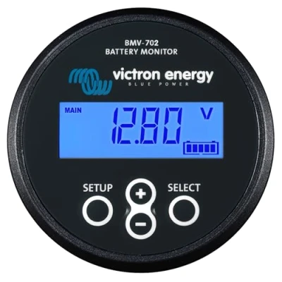 Abbildung von Victron Energy BMV 702 Batteriemonitor mit Display 6.5 95 VDC Fungiert als Batteriewächter Schwarz