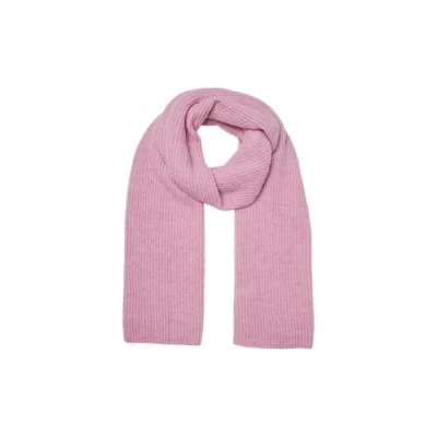 Abbildung von VERO MODA Vmgila Rib Scarf Noos Schal, Fuchsia Pink/Detail:White Melange, ONE Size