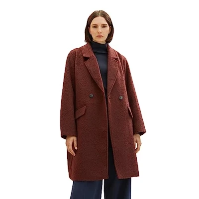 Abbildung von TOM Tailor Klassischer Mantel, Damen, Größe: Medium, Raisin