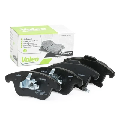 Abbildung von VALEO 302511 Bremsbelagsatz Vorderachse inkl. Verschleißwarnkontakt mit Anti Quietsch Blech FORD: Mondeo 5 Kombi, Schrägheck, S Max Mk2