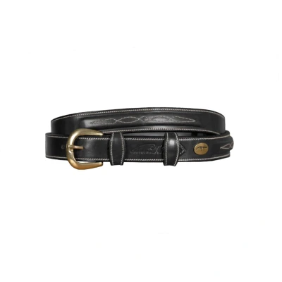 Abbildung von Dyon Gürtel Fancy Leder Schwarz 80cm