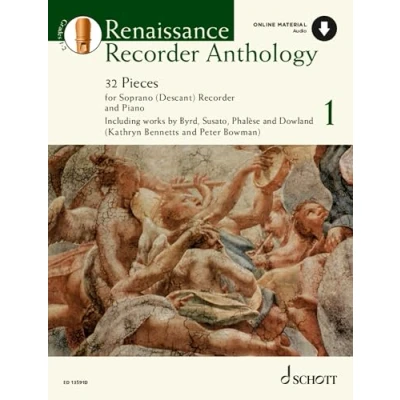 Abbildung von Renaissance Recorder Anthology 1: 32 Stücke für Sopran Blockflöte und Klavier. Band 1. (Schott Series, 1)