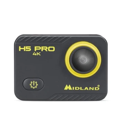 Abbildung von Midland H5 PRO Ultra HD 4k Action Kamera, C1515, WiFi, 2&quot; LC Display, Akku 1050mAh, mit Diverse Halterungen